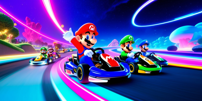 Mario Kart World: Racing into a Boundless Dynamic Universe