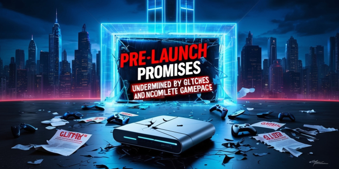 Pre-Launch Promises Undermined by Glitches and Incomplete Gameplay
